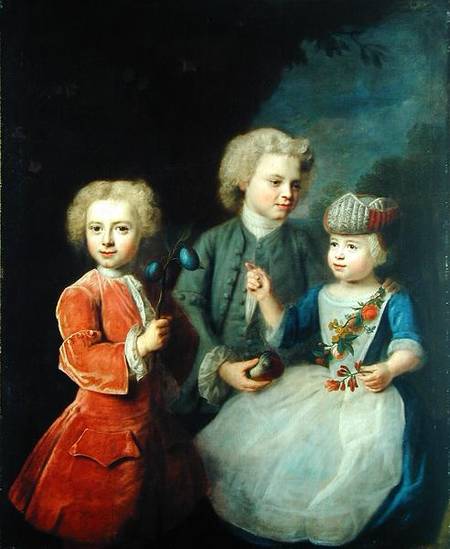 The Children of Councillor Barthold Heinrich Brockes (1680-1747) à Balthasar Denner