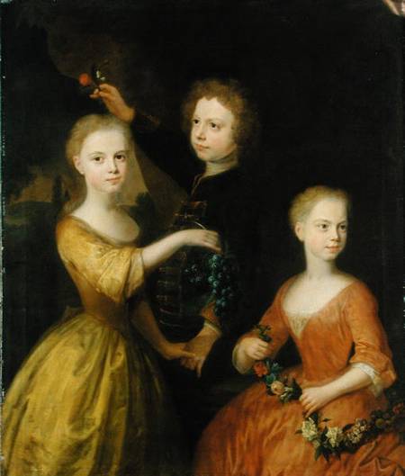 The Children of Councillor Barthold Heinrich Brockes (1680-1747) à Balthasar Denner