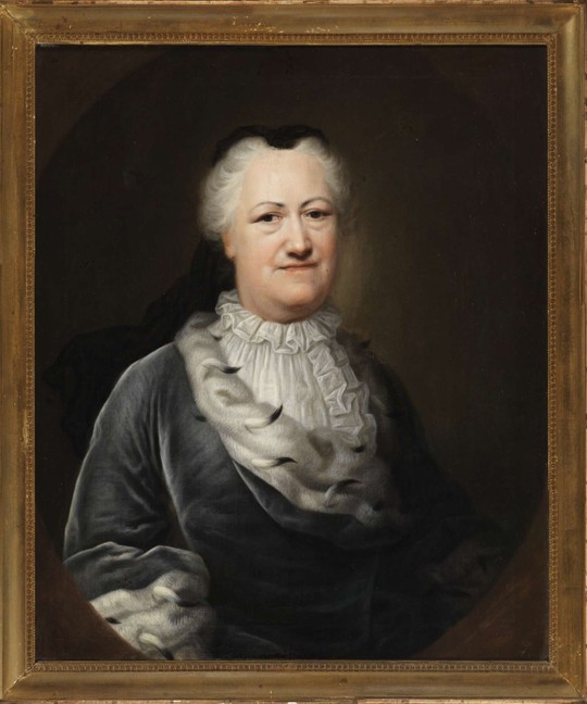 Portrait of Elisabeth Sophie Marie, Princess of Brunswick-Wolfenbüttel (1683-1767) à Balthasar Denner