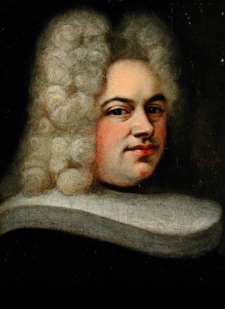Portrait of the Councillor and Poet Barthold Hinrich Brockes (1680-1747) à Balthasar Denner