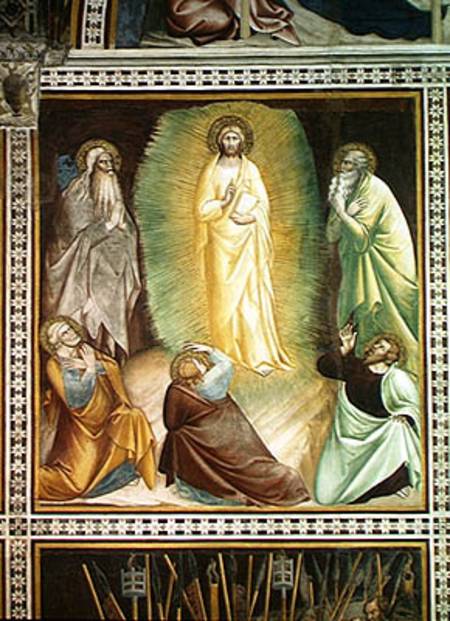 Transfiguration of Christ, from a series of Scenes of the New Testament à Barna  da Siena