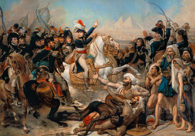 Bonaparte at the Battle of the Pyramids on July 21, 1798 à Baron Antoine Jean Gros