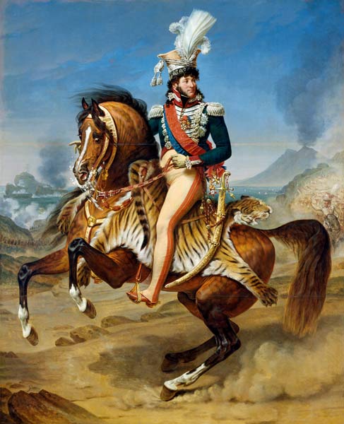 Equestrian Portrait of Joachim Murat (1767-1815) à Baron Antoine Jean Gros