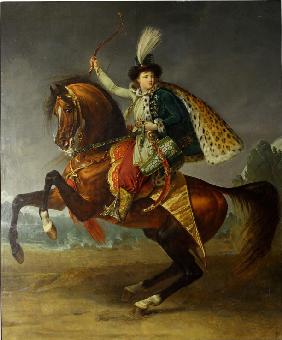Equestrian portrait of Prince Boris Nikolayevich Yusupov (1794-1849)