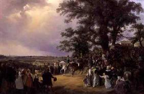 Review in Ladugardsgarde Fields During Tsar Nicholas' Visit in 1838