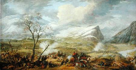 The Battle of Rivoli on the 14th January 1797 à Baron Louis Albert Bacler d'Albe