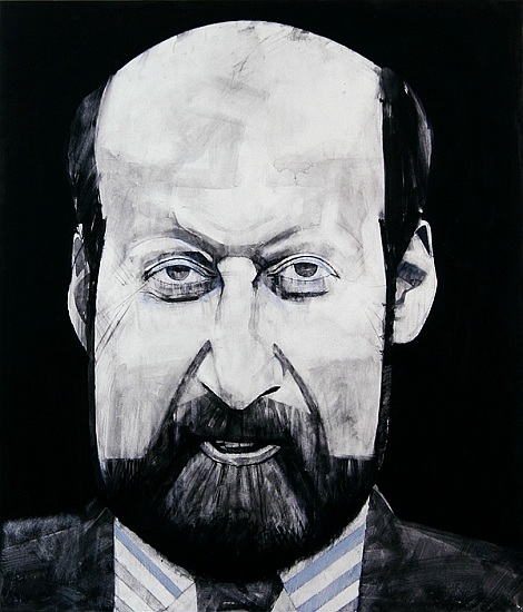 Portrait of Clement Freud, illustration for The Media Mob à Barry  Fantoni