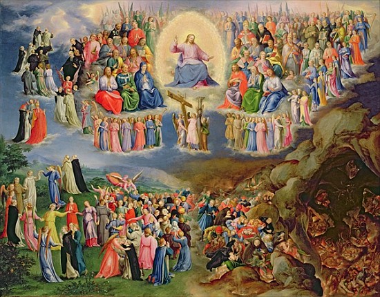 The Last Judgement (oil on copper) à Bartholomaeus Spranger