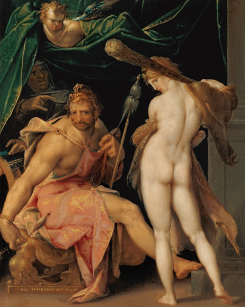 Herakles et Omphale à Bartholomäus Spranger