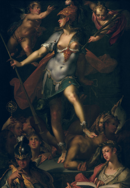 Spranger / Minerva as Victor / c.1591 à Bartholomäus Spranger