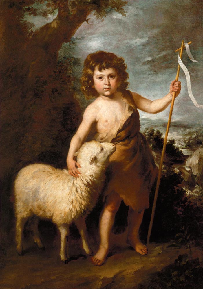 Johannes der Täufer als Kind à Bartolomé Esteban Perez Murillo