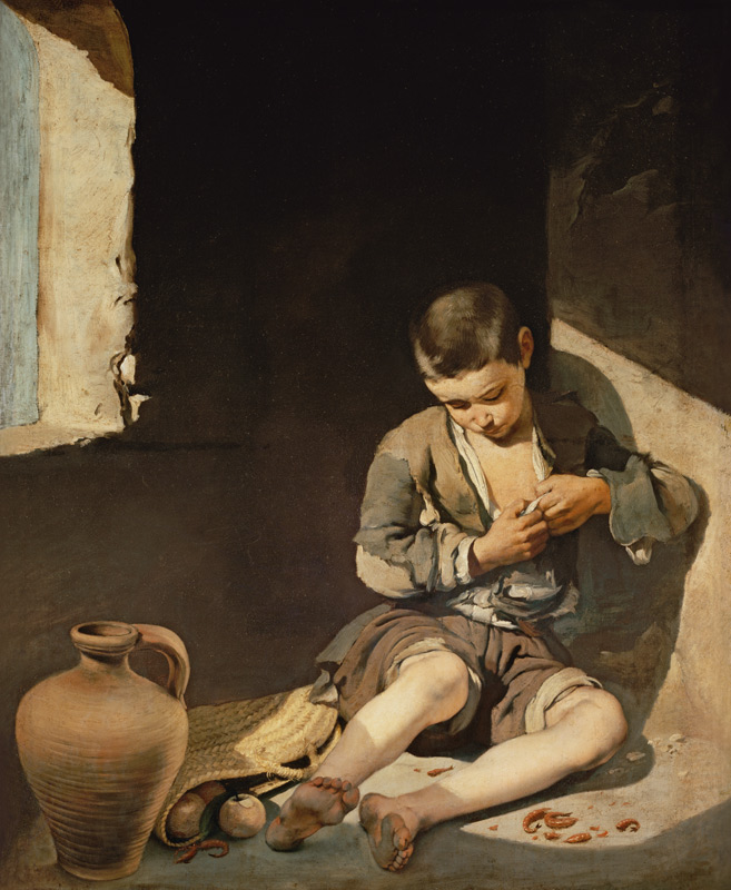 Le jeune mendiant à Bartolomé Esteban Perez Murillo