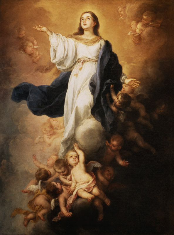 The Assumption of the Virgin à Bartolomé Esteban Perez Murillo