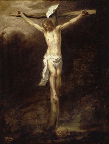 le Christ sur la croix. à Bartolomé Esteban Perez Murillo