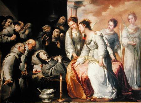 The Death of St. Clare à Bartolomé Esteban Perez Murillo