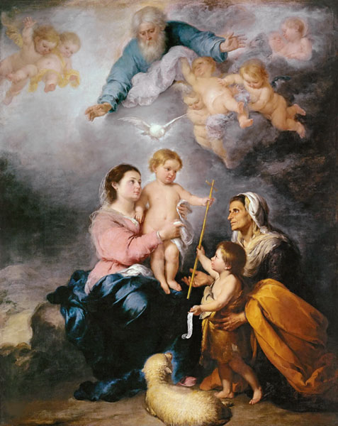 The Holy Family (The Virgin of Seville) à Bartolomé Esteban Perez Murillo
