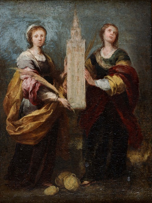 Saints Justa and Rufina à Bartolomé Esteban Perez Murillo