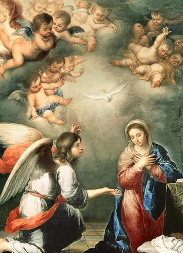 The Annunciation à Bartolomé Esteban Perez Murillo