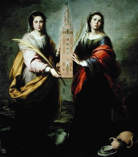 St. Justina and St. Rufina à Bartolomé Esteban Perez Murillo