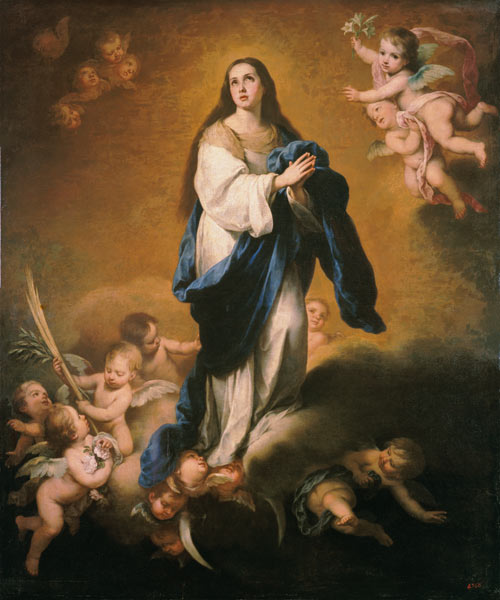 The Assumption of the Blessed Virgin Mary à Bartolomé Esteban Perez Murillo