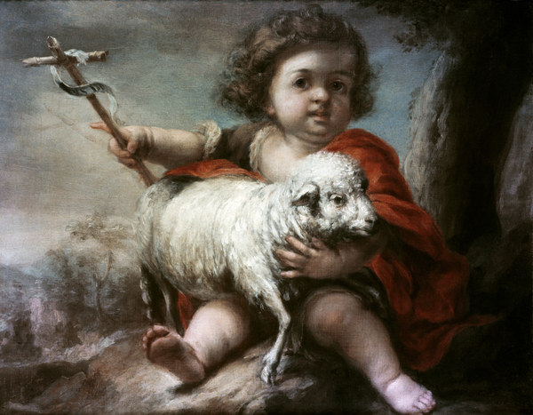 Murillo, Johannes der Täufer als Kind à Bartolomé Esteban Perez Murillo