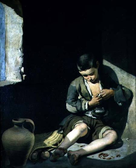 The Young Beggar à Bartolomé Esteban Perez Murillo