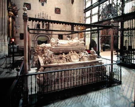 Tomb of Philip the Handsome (1478-1506) and Joanna the Mad (1479-1555) à Bartolome Ordonez