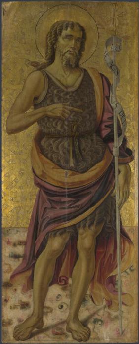 Saint John the Baptist (from Altarpiece: The Virgin and Child with Saints)