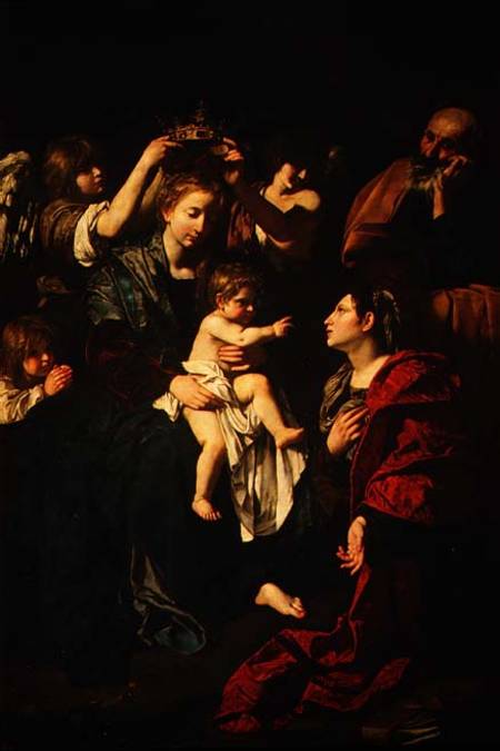 The Holy Family with St.Catherine à Bartolomeo Cavarrozzi