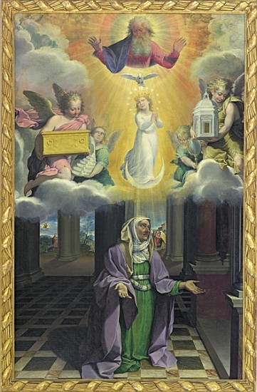 St. Anne and the Immaculate Conception à Bartolomeo Cesi