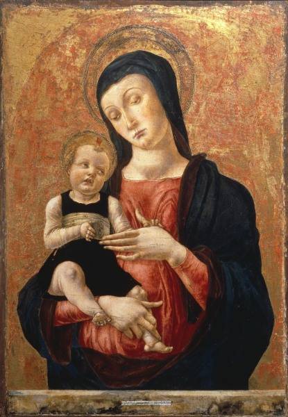 Vierge a l''Enfant / Vivarini / 15e à Bartolomeo Vivarini