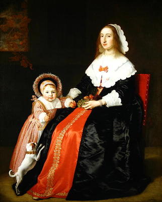 Portrait of a Mother and Child, 1644 (oil on canvas) à Bartolomeus van der Helst