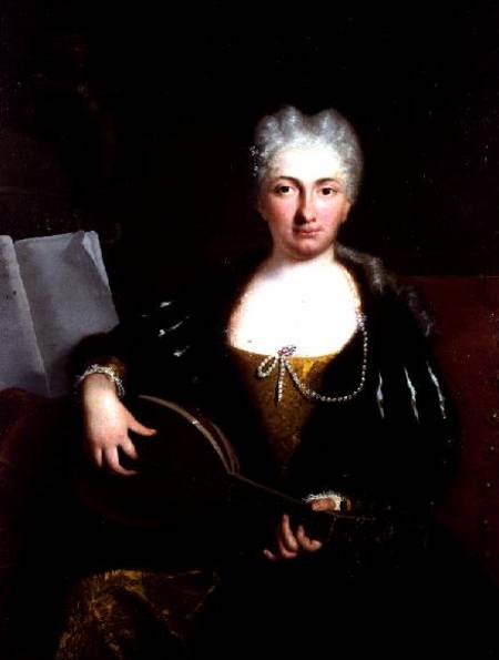 Portrait of Faustina Bordoni, Handel's singer à Bartolommeo Nazari