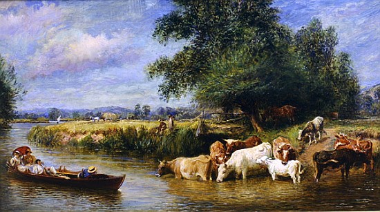 A Midsummer''s Day on the Thames à Basil Bradley