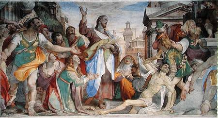 Resurrection of Lazarus à Battista Franco