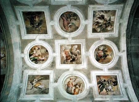 View of the Vault, from the ceiling of the Grimani Chapel à Battista Franco