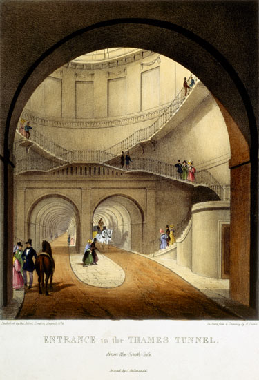 Entrance to the Thames Tunnel à B.Dixie