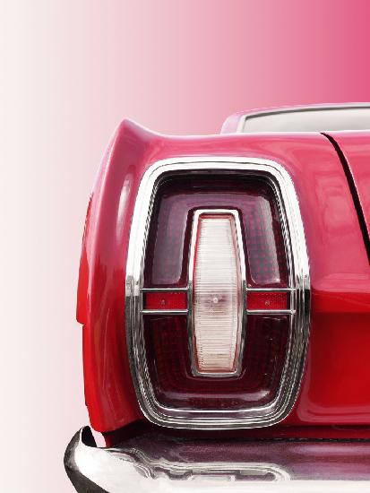 US classic car fair lane 1968 taillight abstract