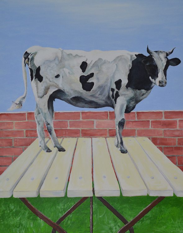 Vache végétarienne à Arnold Beck