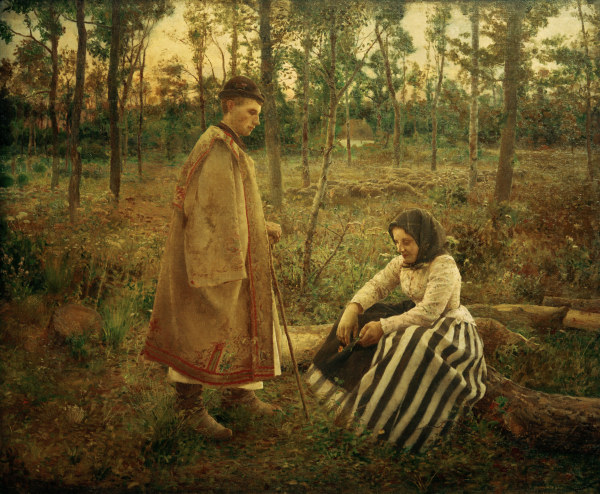Schaefer und Baeuerin, 1892. à  Bela Ivanyi Gruenwald