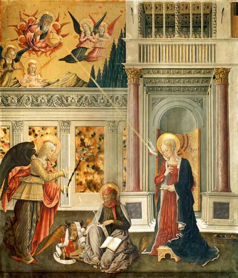 The Annunciation à Benedetto Bonfigli