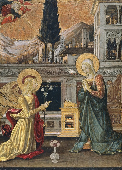 The Annunciation à Benedetto Bonfigli