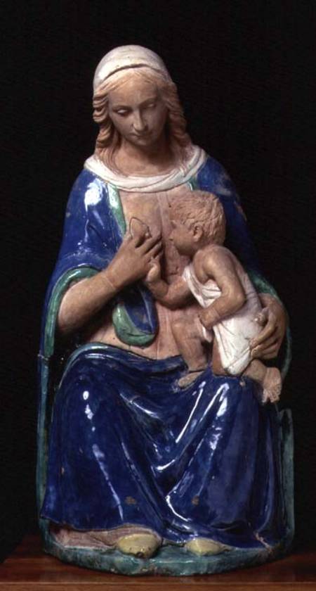 Madonna and Child, figures à Benedetto Buglioni