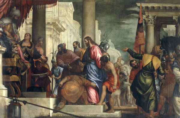 B. Caliari / Le Christ devant Pilate à Benedetto Caliari