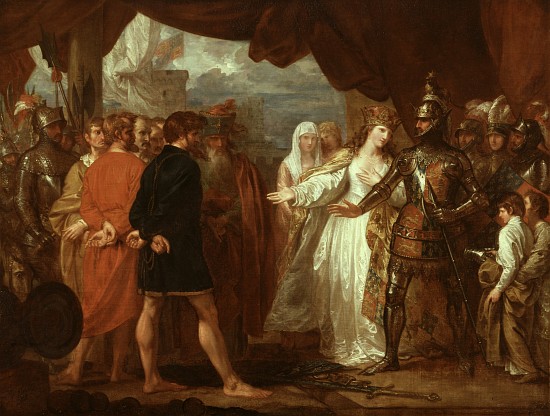 Queen Philippa Interceding for the Lives of the Burghers of Calais à Benjamin West