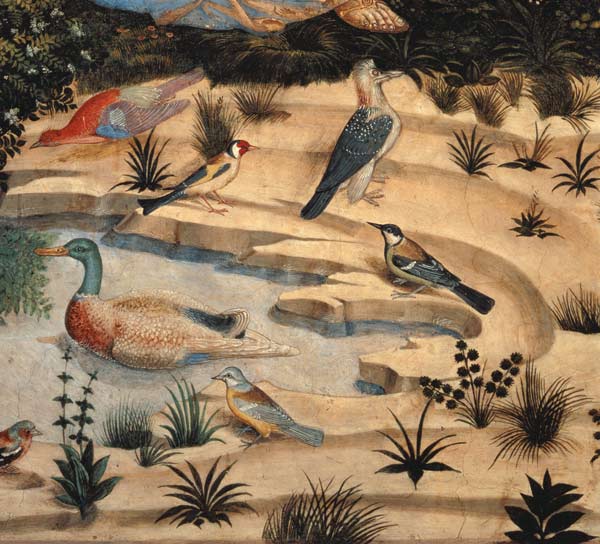 Landscape with birds à Benozzo Gozzoli