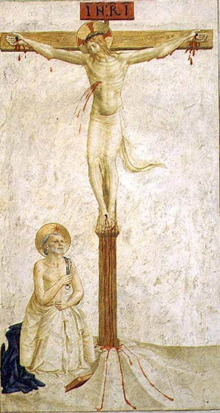 Crucifixion with St. Dominic à Benozzo Gozzoli