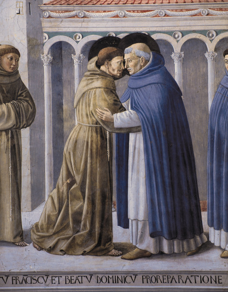 St. Francis and St. Dominic à Benozzo Gozzoli