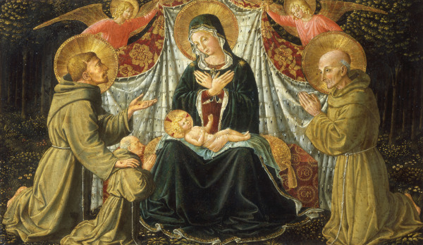 Madonna & Child w.Saints à Benozzo Gozzoli