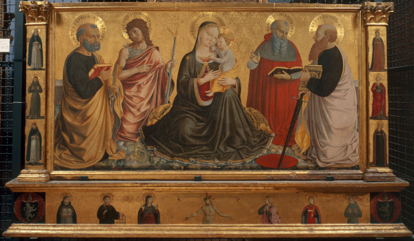Mary, Child & Saints à Benozzo Gozzoli